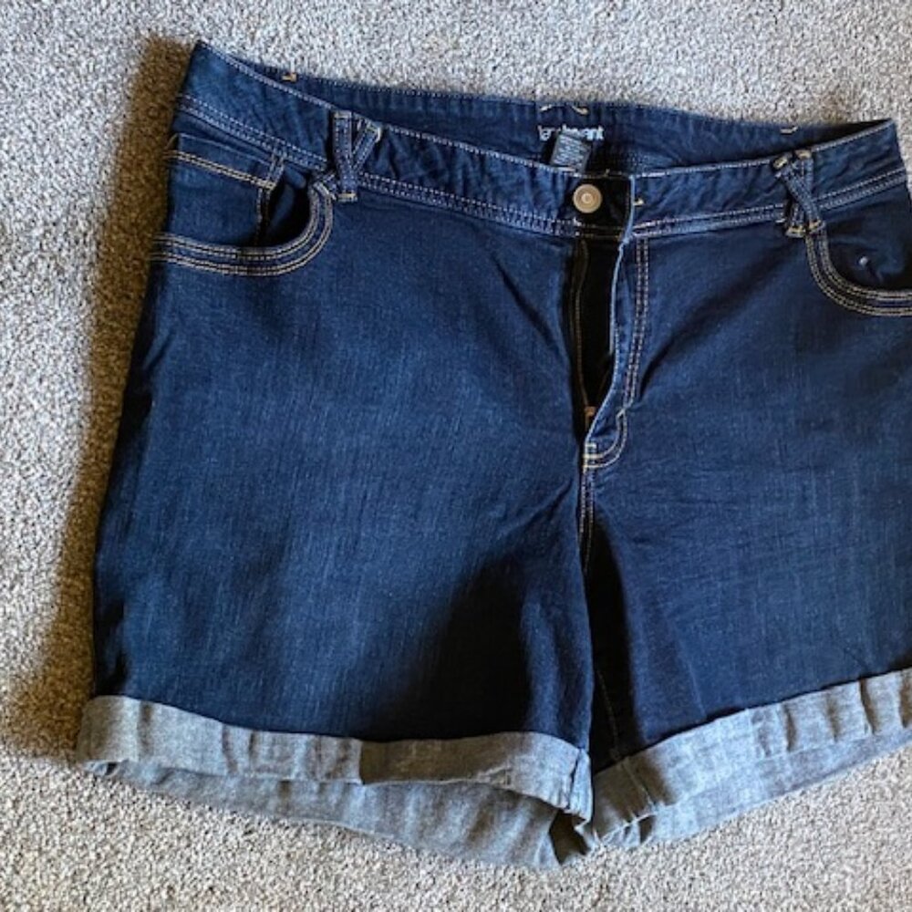Lane Bryant Cuffed Denim Shorts